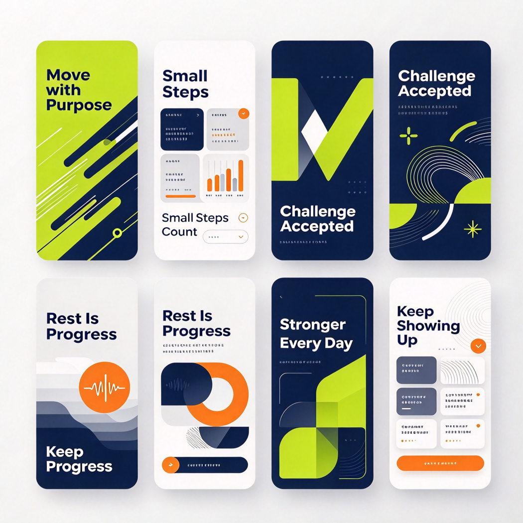 Fitness Challenge Story Templates